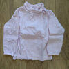T-shirt enfant Gemo T-shirt manches longues col roul&eacute; rose G&eacute;mo - 3 ans Rose