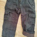 Pantalons enfants sur Grenoble : Pantalon enfant Sergent Major Pantalon marron ray&eacute; Sergent Major - 3 ans Marron