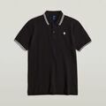 Polos sur Grenoble : Polo G-Star Raw D17127 5864 DUNDA STRIPE-6484 BLACK
