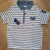 Polo enfant Sergent Major Polo ray&eacute; blanc et bleu Sergent Major - 4 ans Blanc