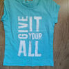 T-shirt enfant Decathlon T-shirt turquoise manches courtes Decathlon - 5 ans