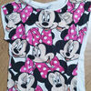 T-shirt enfant Disney T-shirt manches courtes blanc Minnie - 5 ans