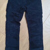 Pantalon enfant Kiabi Pantalon slim velours peau de p&ecirc;che bleu marine Kiabi - 5 ans Marine