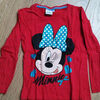 T-shirt enfant Disney T-shirt manches longues rouge Minnie - 5 ans