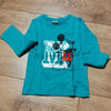 T-shirt enfant Disney T-shirt manches longues vert Mickey - 5 ans