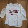 T-shirt enfant Zara T-shirt manches longues blanc Zara - 6 ans