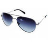 Lunettes de soleil Polaroid PLD 6012 M&eacute;tal argent verre gris d&eacute;grad&eacute; Multicolore