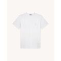 Tee-shirts sur Grenoble : T-shirt Dondup US198 JF0271U FS6 REGULAR-000 WHITE