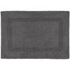 Tapis de bain Stof Tapis de bain anthracite en coton 50 x 80 cm