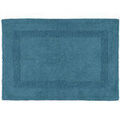 Tapis de bain Stof Tapis de bain bleu p&eacute;trole en coton 50 x 80 cm Bleu Unique. . Maison > Tapis de bain. Grenoble