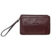 Pochette Hexagona Pochette en cuir Ref 33906 Marron 27*16*7