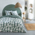 Linge de maison sur Grenoble : Parures de lit Future Home Parure de lit 2 personnes en coton 57 fils imprim&eacute; vert Vert 240x220 cm,260x240 cm. . Maison > Parures de lit.