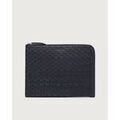Saccoches / Etuis sur Grenoble : Trousse Orciani P00734 CHEVRETTE WOVEN - PORTADOCUMENTI-BLU