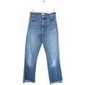 Jeans Mother Jean droit en coton bleu Grenoble