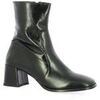 Bottines Maroli Boots cuir glac&eacute; Noir