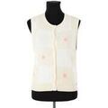 Gilets sur Grenoble : Gilet Des Petits Hauts Cardigan en coton &eacute;cru Beige