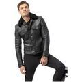 Veste Serge Pariente Veste en cuir Elias Ref 66141 Noir
