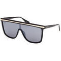 Lunettes sur Grenoble : Lunettes de soleil Max&co MO0099 Lunettes de soleil, Noir/Fum&eacute;e Noir