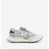 Baskets basses V 1985 VICTORIA 1985 BASKET WING EVO M&Eacute;TAL IMPRIM&Eacute; ANIMAL 8811103 Gris