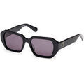 Lunettes sur Grenoble : Lunettes de soleil Max&co MO0126 Lunettes de soleil, Noir/Fum&eacute;e, 53 mm Noir