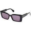 Lunettes sur Grenoble : Lunettes de soleil Max&co MO0117 Lunettes de soleil, Noir/Fum&eacute;e, 52 mm Noir