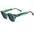 Lunettes sur Grenoble : Lunettes de soleil Xlab MADURA Lunettes de soleil, Vert ray&eacute;/Fum&eacute;e, 52 mm