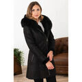 Manteau Cityzen NAPOLI MOUTON RENARD NOIR Grenoble
