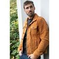 Vestes sur Grenoble : Veste Serge Pariente JEANS JACKET SUEDE COGNAC