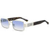 Lunettes de soleil Dsquared D2 0156/S Lunettes de soleil, Palladium/Bleu clair, 54 mm