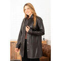 Vestes sur Grenoble : Veste Cityzen FLORENCE VELOURS MARRON