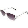 Lunettes sur Grenoble : Lunettes de soleil Xlab Burano Lunettes de soleil, Argent/Fum&eacute;e, 59 mm Argent&eacute;