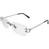 Lunettes de soleil Xlab Mod&egrave;le Burano, monture argent&eacute;e Cadres Optiques, Argent, 5 Argent&eacute;