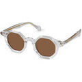 Lunettes sur Grenoble : Lunettes de soleil Xlab LANZAROTE Lunettes de soleil, Transparent/Marron, 43 mm