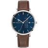 Montre Pierre Lannier Montre Homme DATA Bleu Cuir Brun