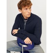 Pull Jack & Jones 12258474 PANNEL KNIT-NAVY BLAZER