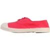 Baskets basses Bensimon Tennis &agrave; Lacets Rose
