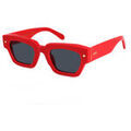 Lunettes sur Grenoble : Lunettes de soleil Xlab MELVILLE Lunettes de soleil, Rouge/Fum&eacute;e, 48 mm Rouge