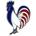 Broches Clj Charles Le Jeune Pin's Coq Patriote Design Bleu Grenoble