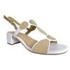 Chaussures Marco Tozzi Dame de c&eacute;r&eacute;monie 28231 blanche Marron