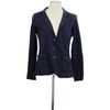 Veste Majestic Filatures Blazer en coton marine