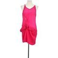 Robe courte Iro Robe en soie rose