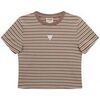 T-shirt Guess W4BI07 J1314 GO CORE STRIPE-F1X9 TOASTED