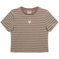 Tee-shirts sur Grenoble : T-shirt Guess W4BI07 J1314 GO CORE STRIPE-F1X9 TOASTED