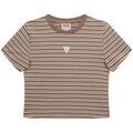 Tee-shirts sur Grenoble : T-shirt Guess W4BI07 J1314 GO CORE STRIPE-F1X9 TOASTED