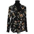 Chemises sur Grenoble : Chemise The Kooples Chemise en soie noire
