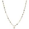 Collier Orusbijoux Collier Argent Dor&eacute; &eacute;toile En Zirconium Blanc Et Pierres Dor&eacute;