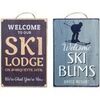 Statuettes et figurines Signes Grimalt Plaque Murale Ski Set 2 U Multicolore Unique. . Maison & D&eacute;co > Statuettes et figurines.