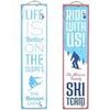 Statuettes et figurines Signes Grimalt Plaque Murale Ski Set 2 U Bleu Unique. . Maison & D&eacute;co > Statuettes et figurines.