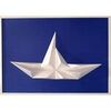 Tableaux, toiles Polygone Origami Bateau