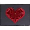 Tableaux, toiles Polygone Origami Coeur